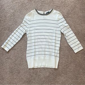 White House Black market medium striped sweater. Great condition